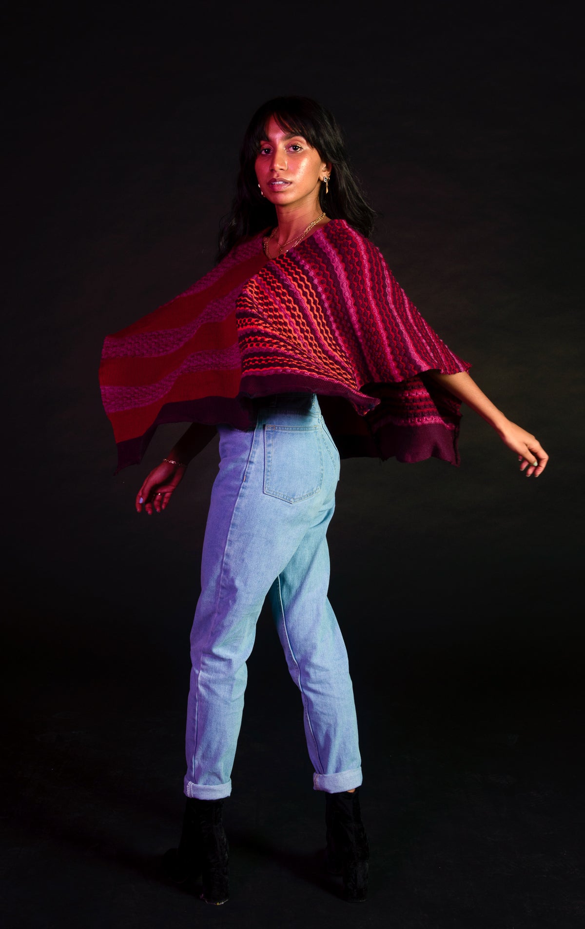 Mohabatt Poncho - The Kalakari Collection