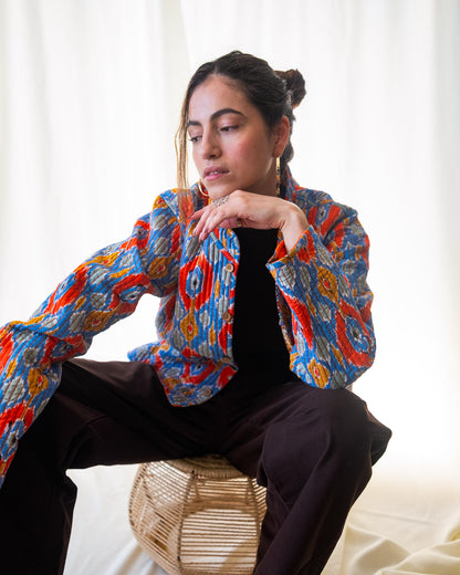 Santra Ikat Reversible Jacket