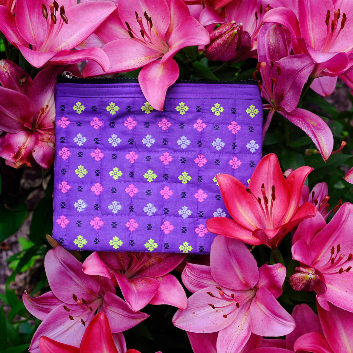 Amethyst Flat Pouch