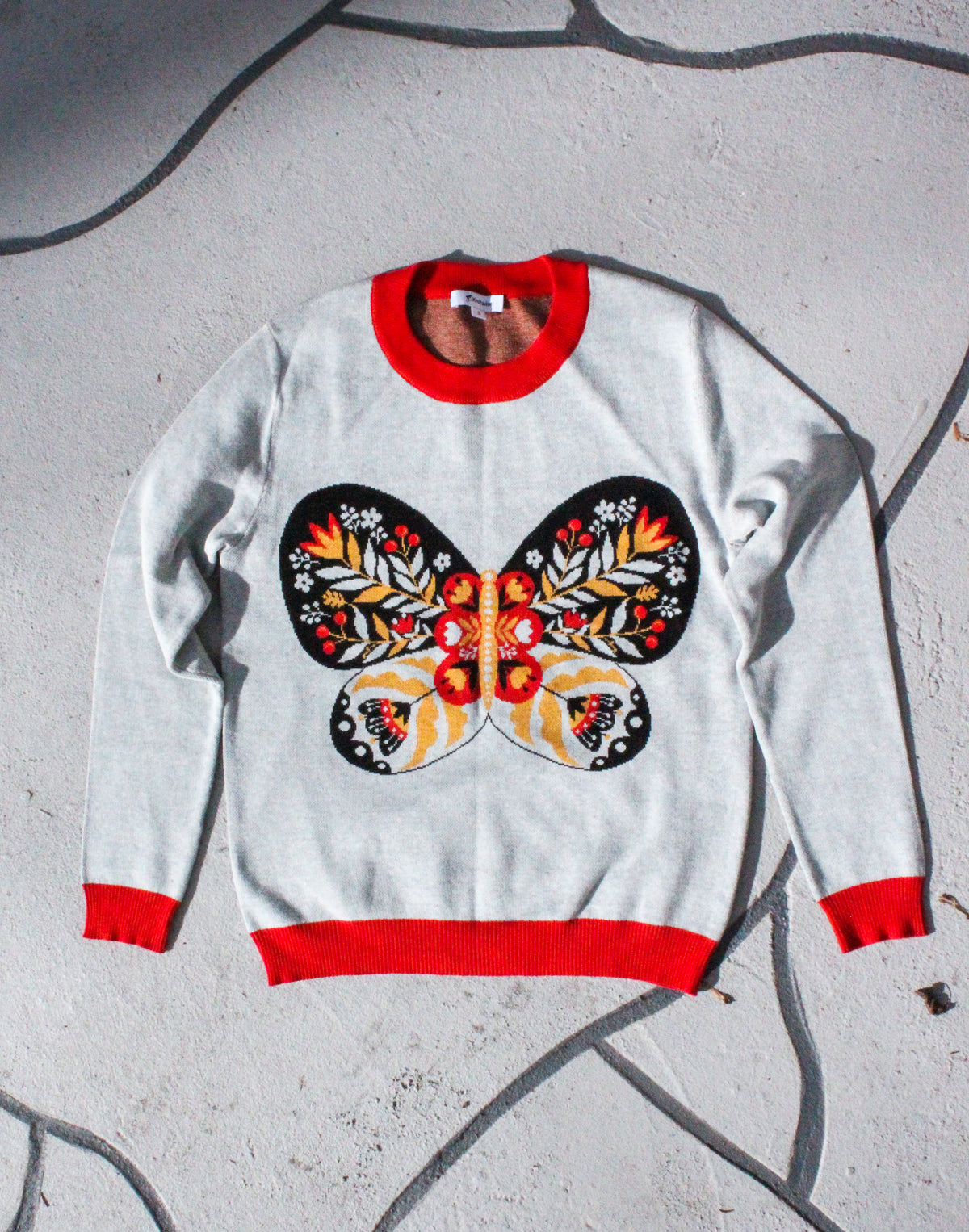 Butterfly Knitted Longsleeve Crewneck