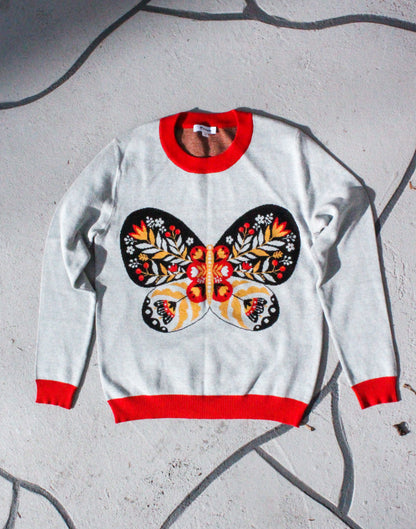 Butterfly Knitted Longsleeve Crewneck